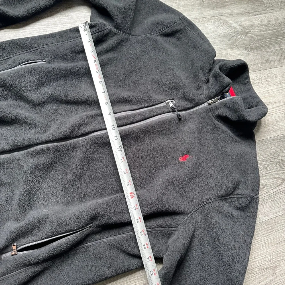 Polo Ralph Lauren Black Fleece Jacket Red Pony Performance‎ Men's L